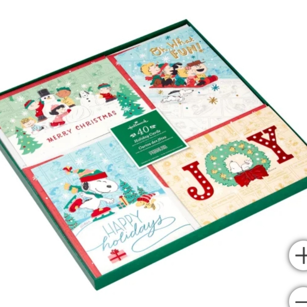 Hallmark Holiday Cards, 40-count - Peanuts